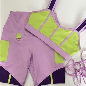 Peloton x Brittany Allen Set Size Small - Bike Shorts & Sports Bra